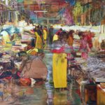 Ana González Sola - Fish market jaune (2015)